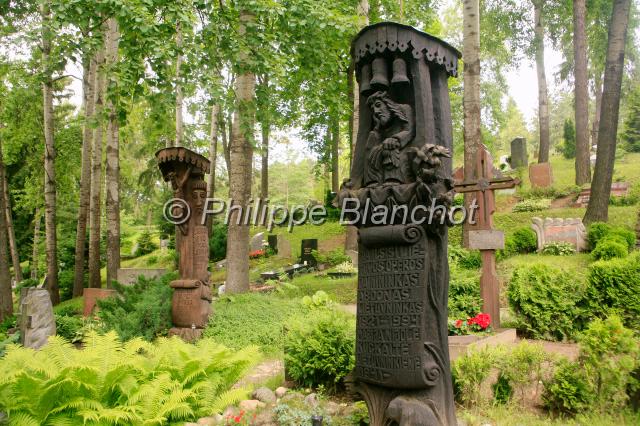 lituanie vilnius 6.JPG - CimetiËre Antakalnis, sur la colline des ÈcrivainsVilnius, Lituanie